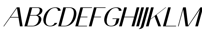 Ante Cf Extra Light Italic Font UPPERCASE