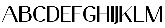 Ante Cf Regular Font UPPERCASE