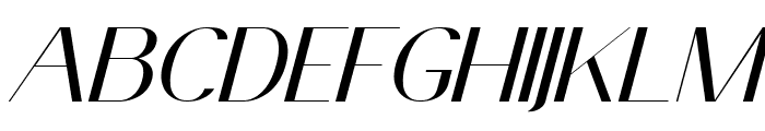Ante Cf Thin Italic Font UPPERCASE
