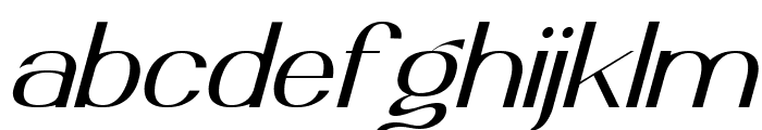 Ante Cf Thin Italic Font LOWERCASE