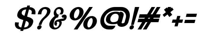 AnteCf-BlackItalic Font OTHER CHARS