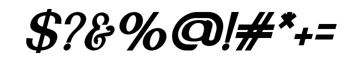 AnteCf-ExtraBoldItalic Font OTHER CHARS