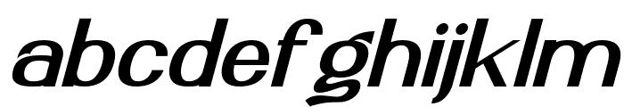AnteCf-ExtraBoldItalic Font LOWERCASE