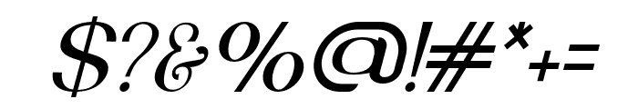 AnteCf-ExtraLightItalic Font OTHER CHARS