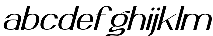 AnteCf-ExtraLightItalic Font LOWERCASE