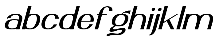 AnteCf-Italic Font LOWERCASE