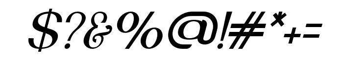 AnteCf-LightItalic Font OTHER CHARS