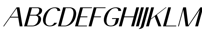 AnteCf-LightItalic Font UPPERCASE