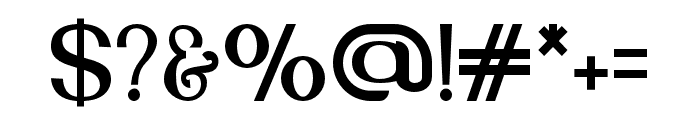 AnteCf-Medium Font OTHER CHARS