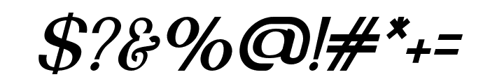 AnteCf-MediumItalic Font OTHER CHARS