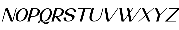 AnteCf-MediumItalic Font UPPERCASE