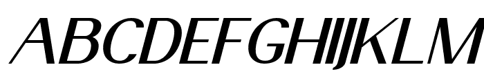 AnteCf-SemiBoldItalic Font UPPERCASE