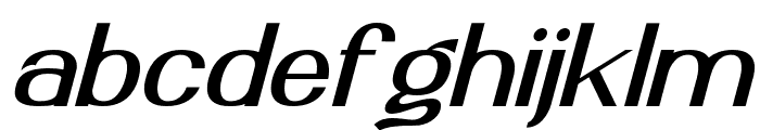 AnteCf-SemiBoldItalic Font LOWERCASE