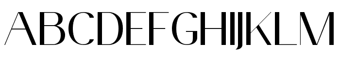 AnteCf-Thin Font UPPERCASE