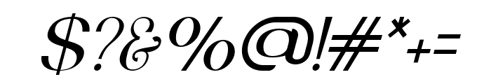 AnteCf-ThinItalic Font OTHER CHARS
