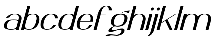 AnteCf-ThinItalic Font LOWERCASE