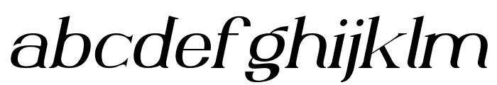 AnteCfSerif-Italic Font LOWERCASE