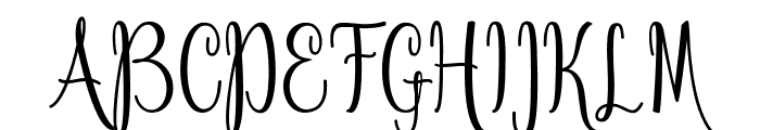 Anteater Font UPPERCASE