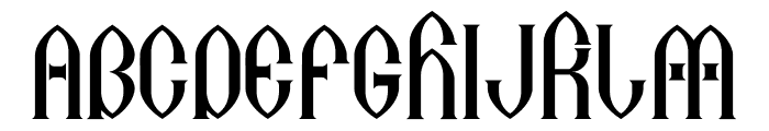 Antelami Font UPPERCASE