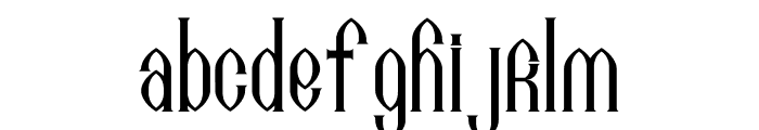 Antelami Font LOWERCASE