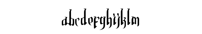 Antheks Font LOWERCASE