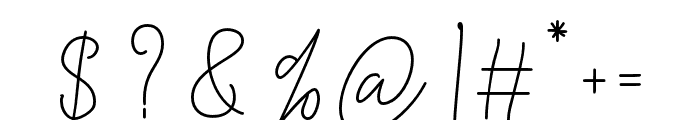 Anthela Regular Font OTHER CHARS