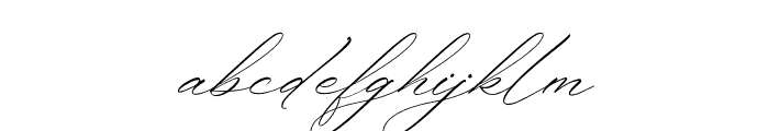 Anthellia Italic Font LOWERCASE