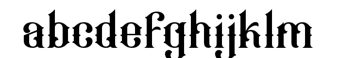 Anthique Font LOWERCASE