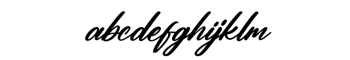 Antholia Riechgan Italic Font LOWERCASE