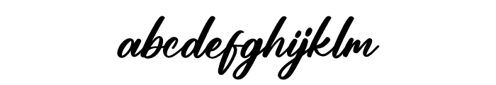 Antholia Riechgan Font LOWERCASE