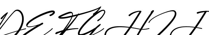 Anthoni Signature Bold Font UPPERCASE