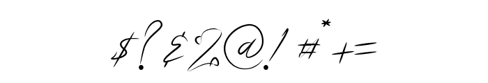 Anthonio Bradley Signature Font OTHER CHARS