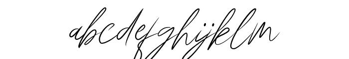 Anthonio Bradley Signature Font LOWERCASE