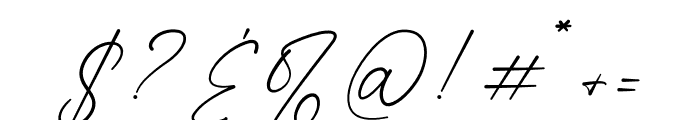 Anthonio Script Font OTHER CHARS