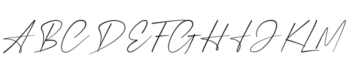 Anthonio Script Font UPPERCASE