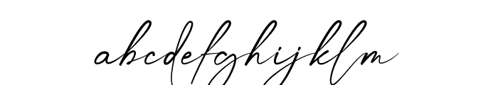 Anthonio Script Font LOWERCASE