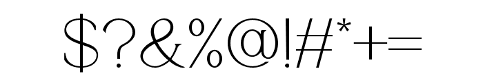 Anthurea-Regular Font OTHER CHARS