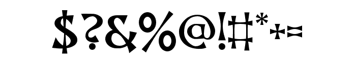 AnthuriomRegular Font OTHER CHARS