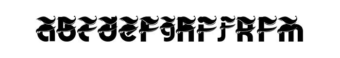 Anthurium Font LOWERCASE