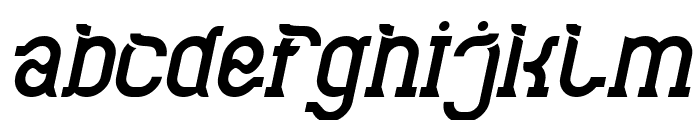 Anti Gravity Italic Font LOWERCASE