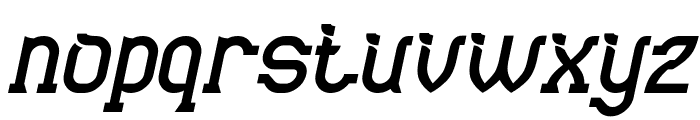 Anti Gravity Italic Font LOWERCASE