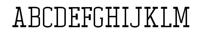 Antial regular Font UPPERCASE