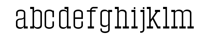 Antial regular Font LOWERCASE
