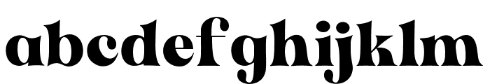Antigua-Regular Font LOWERCASE