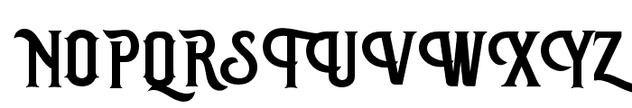 Antique Hard Regular Font UPPERCASE