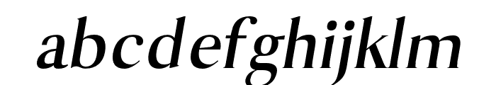 Antique Semi-Bold Italic Font LOWERCASE
