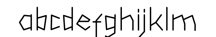 Antiquity Font LOWERCASE