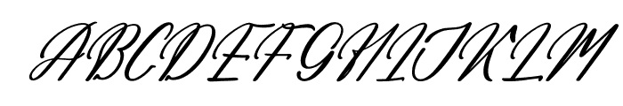 Antofiek Qordampi Italic Font UPPERCASE