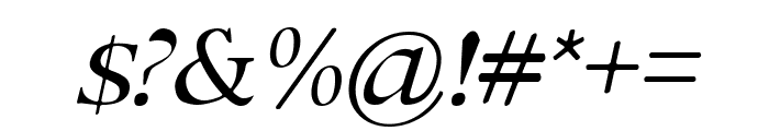 Antonie Italic Font OTHER CHARS