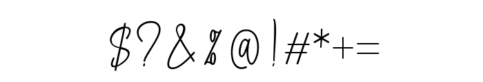 Antouk Signature Font OTHER CHARS